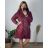 Shirt extended 3/4 long sleeve women's (L/XL/2XL ONE SIZE) ITALIAN FASHION IM423025