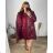 Shirt extended 3/4 long sleeve women's (L/XL/2XL ONE SIZE) ITALIAN FASHION IM423025