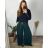 Women's Long Sleeve Shirt Dress (S/M ONE SIZE) ITALIAN FASHION IMWD232607