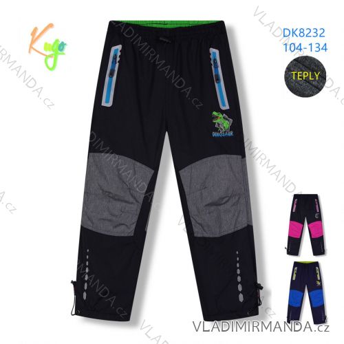 Softshell pants insulated with fleece children's girls and boys(104-134) KUGO HK1803-2