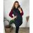 Women's hooded vest (S-2XL) ITALIAN FASHION PIU ANNA PMW222286 4XL black
