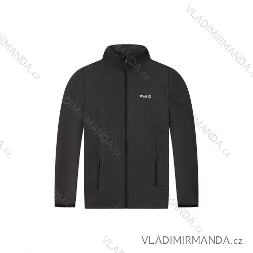 Mikina na zip dlouhý rukáv pánská (M-3XL) WOLF M2458