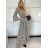 Women's Warm Long Sleeve Dress (L / XL ONE SIZE) ITALIAN FASHION IM4221054