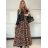 Women's Warm Long Sleeve Dress (L / XL ONE SIZE) ITALIAN FASHION IM4221054