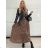 Women's Warm Long Sleeve Dress (L / XL ONE SIZE) ITALIAN FASHION IM4221054