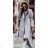 Women's Plus Size Warm Button Up Long Sleeve Coat (40/42/44 ONE SIZE) ITALIAN FASHION IMD24384