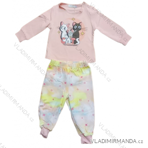 Pajamas long infant children's girls (80-110) KUGO MP1351