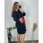 Women's elegant party long sleeve dress (S/M ONE SIZE) ITALIAN FASHION IM322282