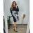 Women's elegant party long sleeve dress (S/M ONE SIZE) ITALIAN FASHION IM322282