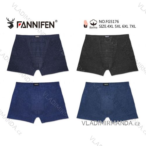 Boxerky bavlněné pánské (4XL-7XL) PESAIL PES24FG5176