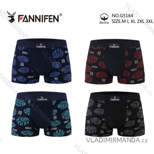 Boxerky bavlnené pánske (M-3XL) PESAIL PES24G5164