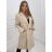 Women's Long Sleeve Alpaca Coat (S/M/L ONE SIZE) ITALIAN FASHION IMWCW23010