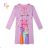 Long-sleeved night shirt for children, teenagers, girls (116-146) KUGO MN3773