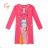 Long-sleeved night shirt for children, teenagers, girls (116-146) KUGO MN3773