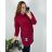 Sleeveless jacket long sleeve (uni sl) ITALIAN Fashion IMC17326 42/44 wine