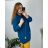 Women's Plus Size Long Sleeve Hoodie (52/54/56 ONE SIZE) ITALIAN FASHION IMD24LUISA