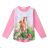 T-shirt with long sleeves children's girls girls (98-128) KUGO ML7227