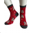 Men's socks thin (35-37, 38-40) POLISH MODA DPP23KOCKA  red