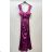 Women's Strapless Satin Long Party Dress (44/46 ONE SIZE) ITALIAN FASHION IMPSH246357XL