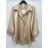 Women's Oversize Long Sleeve Shirt (S/M ONE SIZE) ITALIAN FASHION IMPSH2424663