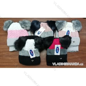 Girls' winter warm cap (3-9let) POLAND PRODUCTION PV924WROBI