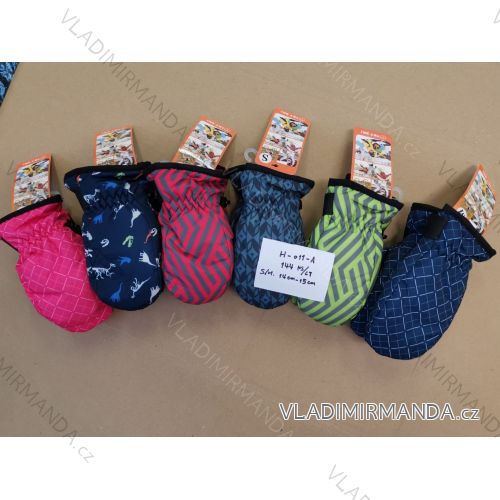 Rukavice palčáky lyžařské dětské dívčí i chlapecké (14-15cm) TAT FASHION TAT24H-011