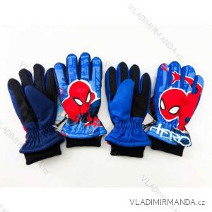 Rukavice lyžařské prstové spiderman dětské chlapecké (3-8let) SETINO SP-A-GLOVES-259