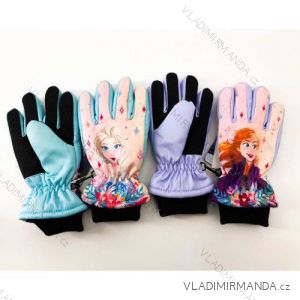 Rukavice lyžařské prstové frozen dětské dívčí (3-8let) SETINO FR-A-GLOVES-236