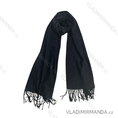 Scarf Large Ladies Scarf (uni) POLSKÁ VÝROBA ORC22DAN2130-1 ONE SIZE black