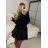 Women's elegant party long sleeve dress (S/M ONE SIZE) ITALIAN FASHION IM322282