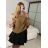 Women's elegant party long sleeve dress (S/M ONE SIZE) ITALIAN FASHION IM322282