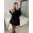 Women's elegant party long sleeve dress (S/M ONE SIZE) ITALIAN FASHION IM322282