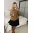 Women's elegant party long sleeve dress (S/M ONE SIZE) ITALIAN FASHION IM322282