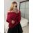 Women's elegant party long sleeve dress (S/M ONE SIZE) ITALIAN FASHION IM322282