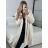 Women's Long Sleeve Hooded Lamb Coat (S/M/L ONE SIZE) ITALIAN FASHION IMWDD24257