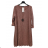 Women's Summer Boho Long Short Sleeve Dress (S/M ONE SIZE) ITALIAN FASHION IMPLI223787