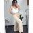 Elegant long women's pants (UNI S-L) ITALIAN FASHION IMD23417 S/M black