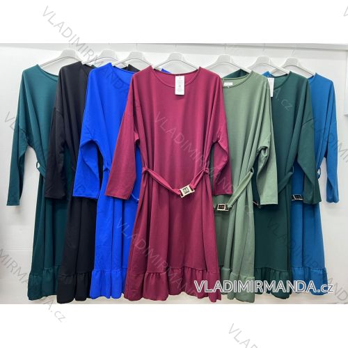 Women's elegant party long sleeve dress (S/M ONE SIZE) ITALIAN FASHION IM322282