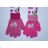 Rukavice zimní prstové minnie mouse dětská dívčí (12*16cm) SETINO MIN-A-GLOVES-175