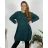 Hoodie Velvet Hooded Long Sleeve Women's Plus Size Dress (L/XL/2XL ONE SIZE) ITALIAN FASHION IM4221269