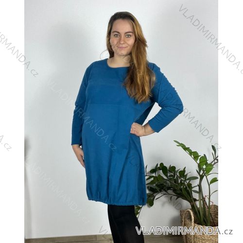 Hoodie Velvet Hooded Long Sleeve Women's Plus Size Dress (L/XL/2XL ONE SIZE) ITALIAN FASHION IM4221269