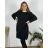 Hoodie Velvet Hooded Long Sleeve Women's Plus Size Dress (L/XL/2XL ONE SIZE) ITALIAN FASHION IM4221269