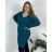 Women's Oversized Knitted Long Sleeve Sweater (S/M ONE SIZE) ITALIAN FASHION IMSN2416125