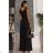 Women's strapless tulle party dress (S/M/L ONE SIZE) ITALIAN FASHION IM923001 44 black