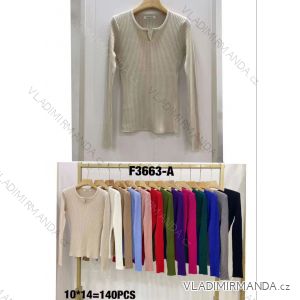 Women's Long Sleeve Sweater (S/M/L ONE SIZE) ITALIAN FASHION IMWK24F3663-A