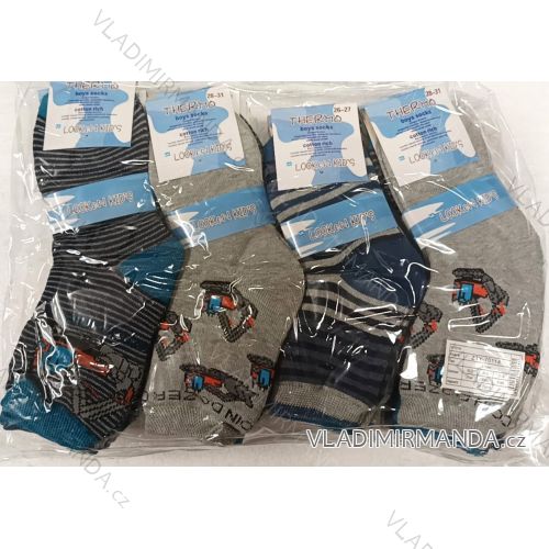 Ponožky teplé thermo dětské a dorost chlapecké (26-35 LOOK24ZTY-ZO70114