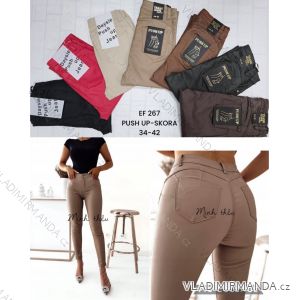 Women's long leatherette trousers (34-42) DAYSI DAY24EF267