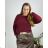Summer long sleeve flowered women's dress (UNI S / L) ITALIAN FASHION IMK20150 48/50 žlutá hořčicová