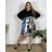 Women's elegant party long sleeve dress (S/M ONE SIZE) ITALIAN FASHION IM322282