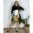 Women's elegant party long sleeve dress (S/M ONE SIZE) ITALIAN FASHION IM322282